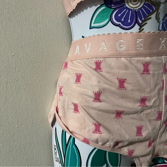 Savage Fenty Pink Jersey Bottom - Picture 4 of 5